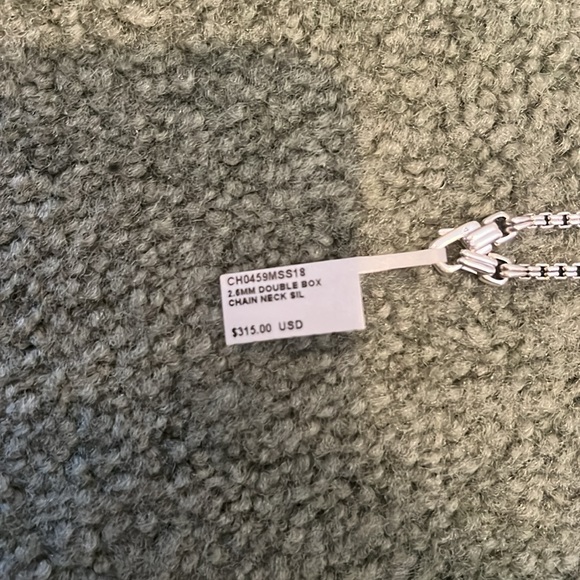 Authentic David Yurman double box chain - Picture 3 of 6